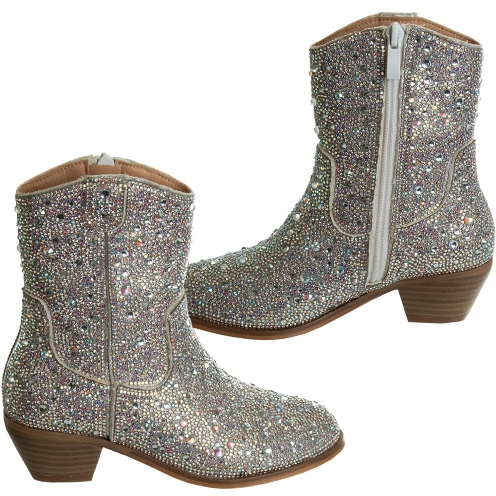 Badgley Mischka Rhinestone Boots